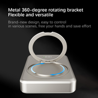Support Rotatif à 360° Qi2 Chargeur 5000mAh 10000mAh PowerBank Magnétique Sans Fil PD15W Portable pour Appareils Mobiles