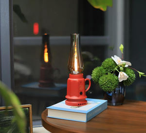 High Quality <strong>Mini</strong> Retro LED Lantern Glass Ornaments USB Battery Power for Party Garage Household Hotel Decoration-Eco-Friendly - Product Image 4