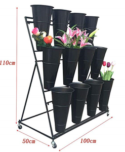 Giá để chậu hoa kim loại sắt 3 tầng tháo rời được, dùng cho cây và hoa trong nhà - Product Image 3