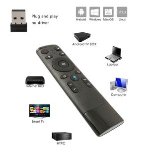 スマートTVAndroidボックス用マイク<span class=keywords><strong>3</strong></span>軸ジャイロスコープリモコン付きQ5音声制御ジャイロエアマウス - Product Image 1