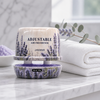 Désodorisant d'ambiance en gel solide réglable 180g, parfum floral, jasmin, lavande, rose, pour chambre et salle de bain
