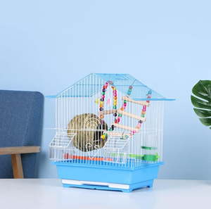 घर का उपयोग छोटे तोते के पिंजरे भगीगर पक्षी पिंजरे तोते तोते पैजारोस धातु लोहे के तार पालतू जानवर और घर के पक्षी - Product Image 2