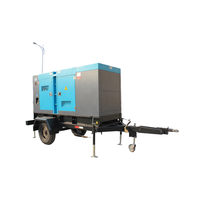 Générateur diesel silencieux insonorisé sur remorque 50HZ/60HZ 50 KVA 40 KW pour usage domestique de secours