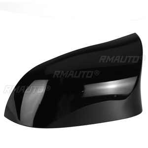 2 pièces Coques de rétroviseurs latéraux de voiture aspect fibre de carbone/noir pour BMW X5 F15 X6 F16 2014-2018 - Product Image 5