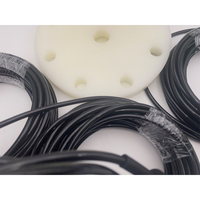 Sonde toroïdale inductive Modbus RTU PFA PEEK pour la surveillance de la qualité de l'eau industrielle, capteur de conductivité pour processus chimiques, RS485