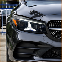 Para Mercedes Benz Clase C W206 V206 S206 2021-2025 Conjunto de Faros Delanteros Secuenciales con Lente de Proyector Bi-LED Star Glitter