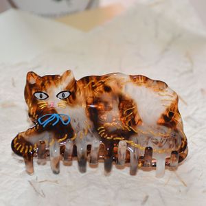 Pinza <span class=keywords><strong>de</strong></span> Pelo <span class=keywords><strong>de</strong></span> Animal Personalizada YML, Pinza <span class=keywords><strong>de</strong></span> Pelo Tricolor Única, Personalización al por Mayor, Pinza <span class=keywords><strong>de</strong></span> Acetato con Forma <span class=keywords><strong>de</strong></span> Erizo - Product Image 3