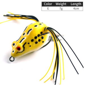 Señuelo de rana pequeña de boca puntiaguda, cebo blando de 7g/4cm, señuelo para lubina negra, aparejos de pesca, señuelo en miniatura - Product Image 2