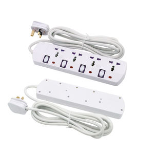 Carte de câble d'extension de prise multi-prises de <span class=keywords><strong>Tanzanie</strong></span> UK 10A 230V - Product Image 4