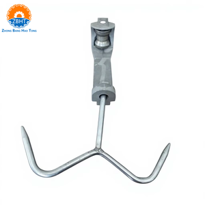 Système de suspension de viande pour lignes d'abattage en abattoir, équipement de mini-abattoir, rail tubulaire, poulie, crochet pour agneaux et chèvres - Product Image 2