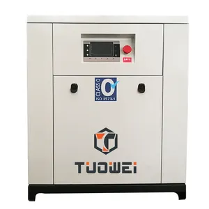 Quiet Oil Free Silent Type Dental Medical 7.5kw 10hp Belt Driven Scroll Air Compressor for Dental Hospital