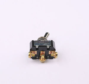 Interrupteur à bascule rétro - marche - arrêt - marche, 3 voies SPDT, 10A, 250VAC, avec 3 bornes à vis, pour applications SPDT artisanales. - Product Image 2