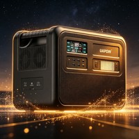 Batería LiFePO4 de 4020 Wh, 1200 W, 10 000 ciclos. Entrada de CA rápida de 1200W. 3*AC Onda sinusoidal pura. Máquina Ideal para Energía Fuera de la Red