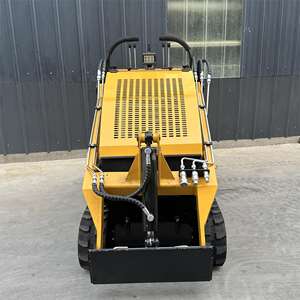 스키드 스티어 디젤 500 kg 스키드 스티어 멀처 부착물에 미니 스탠드 무료 배송 - Product Image 5