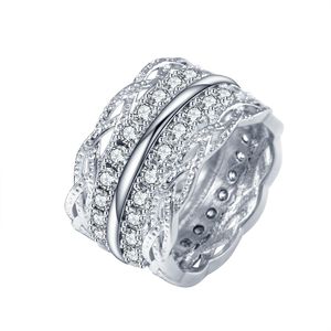 Anello Vintage con Larga Fascia in Pizzo per Donne, Gioielli di Moda Scintillanti all'Ingrosso - Product Image 5