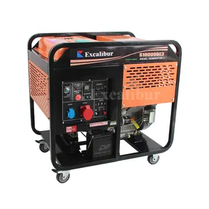 12000W Open Type Diesel Generator Electric Starter 1 Phase/3 Phase 100% Copper Alternator Air-kühlung System CE/ISO9001 12V-8.3A