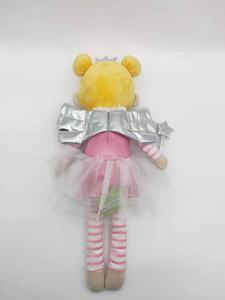 Poupée en tissu faite à la main pour fille, poupée en tissu spécial pour fille, poupée en tissu en peluche, poupée douce - Product Image 3