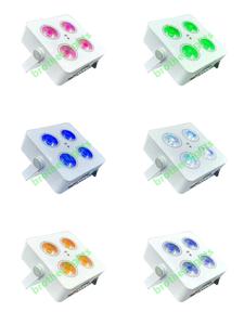 Factory Price 4pc 12 W RGBWA+UV LED Wireless Remote Control <b>Battery</b> <b>Operated</b> Lamps Stage Light for Disco Stage - Product Image 6