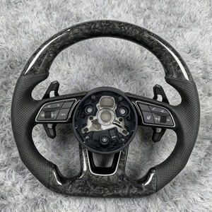 Volante de Fibra de Carbono para <span class=keywords><strong>Audi</strong></span> <span class=keywords><strong>A1</strong></span> C7 C8 B8.5 B9 <span class=keywords><strong>S3</strong></span> S4 S5 S6 S7 S8 R8 TTS TT B8 A4, Venta al por Mayor y al Detal - Product Image 5