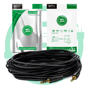 Computer Aux Cable Headphone Jack Pure Copper 4 Pole 3.5MM TRRS Audio Speaker Stereo Cable Manufacturers - Product Image 2