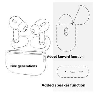Audífonos Inalámbricos con Cancelación de Ruido, Pantalla Digital, Carga Tipo C, Empaque Air Pro 2 Pro 3 Max, Auriculares TWS - Product Image 6