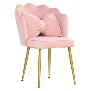 Sedia da Pranzo Chic e Moderna in Velluto per Unghie Manicure e Trucco Arredo <span class=keywords><strong>Casa</strong></span> Ecologico per Soggiorno Camera da Letto Reception Hotel - Product Image 2