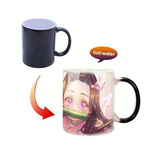 Temperature Activated Magic <b>Tumbler</b> Mug 11Oz Reusable <b>Ceramic</b> Cup for Custom Logo Printing - Product Image 4