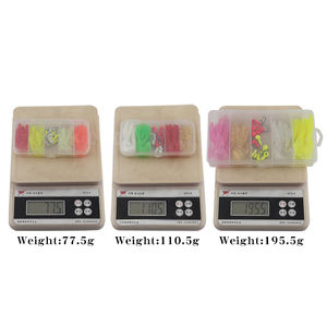 Kingdom — appât souple artificiel en gel de silice pour la pêche, leurre pour attraper des poissons, queue bouclée, avec tête pince - Product Image 6