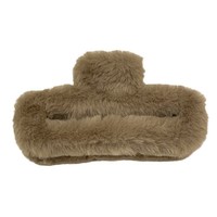 Yi sucre hiver chaud grande pince à cheveux pince à cheveux élégante en peluche requin pince à cheveux pour cheveux épais femmes