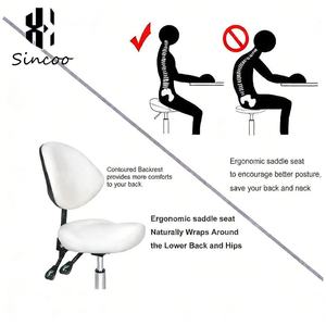 Wholesale High Load-Bearing Saddle Chair with Lifting Air Pump for Spa & Nail Salon Massage Function <b>Height</b> <b>Adjustable</b> - Product Image 5