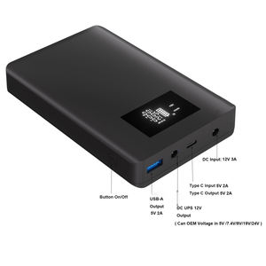 DC Powerbank 12v 5v USB 배터리 팩 백업 5V 9V 12V 1A 2A 3A WiFi 라우터 모뎀 카메라 휴대 전화 용 미니 <span class=keywords><strong>UPS</strong></span> 전원 은행 - Product Image 4