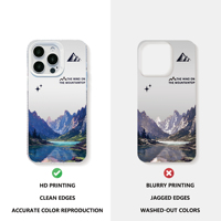 Coque de téléphone UV personnalisée pour iPhone 15 16 17 18 Pro Max, peinture UV IMD DIY, sublimation, impression 3D, coque de téléphone portable, prix d'usine