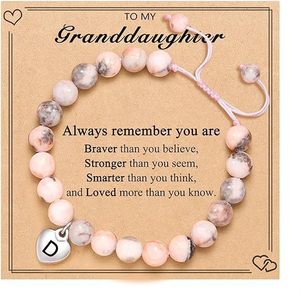 Pulsera de Piedras Naturales de Cebra Rosa de 8mm para Comercio Transfronterizo, Regalo Unisex para el Día de San Valentín - Product Image 2