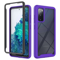 Pour Samsung Galaxy S20 FE Protection intégrale du corps antichoc avant coque arrière pour Samsung S20 21 23 24 FE avec cadre avant