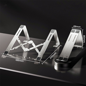 <span class=keywords><strong>Support</strong></span> <span class=keywords><strong>de</strong></span> bureau pliable <span class=keywords><strong>portable</strong></span> à dissipation thermique suspendue <span class=keywords><strong>pour</strong></span> accessoires <span class=keywords><strong>de</strong></span> consommateur, fabriqué par Ningbo - Product Image 2