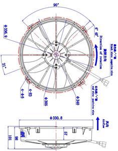 Ventilador de Refrigeración JEEK SPAL de 24 V CC, Modelo VA11-BP12/C-57A para Aire Acondicionado, Aspas de 36 Pulgadas, Flujo de Aire de 2400 m³/<span class=keywords><strong>h</strong></span> - Product Image 4