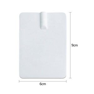 Elettrodi in silicone 6x9cm con foro da 2.0mm, elettrodi in gomma al carbonio con gel conduttivo adesivo, cuscinetti in silicone - Product Image 3