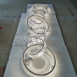 Lustre en cristal <span class=keywords><strong>de</strong></span> salon Lampes suspendues Lampes <span class=keywords><strong>de</strong></span> décoration Cristal Lustre - Product Image 1