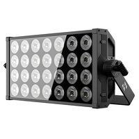 Projecteur LED SHEHDS 350W RGBW 4-en-1 DMX512 pour Éclairage de Scène et Murale, Idéal pour Mariages et Événements
