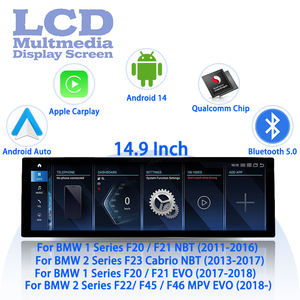 Reproductor Multimedia de Control Central de 14.9 Pulgadas con Android Auto Inalámbrico, Carplay, Reproductor de Video, GPS y Navegación para <span class=keywords><strong>BMW</strong></span> Serie 2 F22, Serie 1 <span class=keywords><strong>F20</strong></span> F21 - Product Image 1