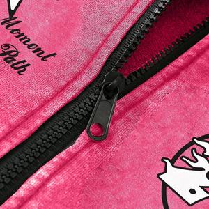 Sudadera con Capucha de Alta Calidad para Hombre, 100% Algodón, Estilo Boxy, Personalizada con Estampado Gráfico Digital, Lavado Ácido, Cierre de Cremallera, Estilo Y2K - Product Image 3