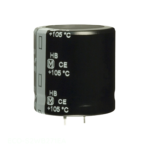 Distribuidor Autorizado ECO-S2WB271EA Condensador de Aluminio de 270uF 20% 450V SNAP TH 270 uF - Product Image 1