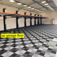 LHDT Modulaire Antidérapant Lavage de Voiture Drainage Plastique Pp Interlocking Garage Carrelage pour Parking Car Wash Garage Flooring