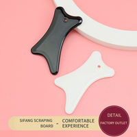 Outil de massage corporel Gua Sha en céramique personnalisé Planche à gratter en céramique pour le visage, le cou et le corps
