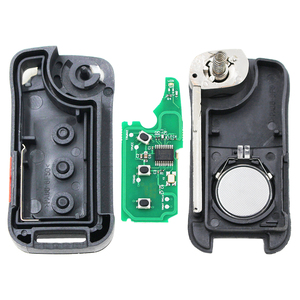 Télécommande à 2/3/4 boutons 315Mhz ou 433Mhz avec puce ID46 pour <span class=keywords><strong>Porsche</strong></span> <span class=keywords><strong>Cayenne</strong></span> 2004 - 2011 HU66 lame non coupée - Product Image 6