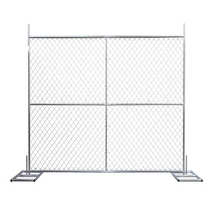 الجملة عالية الجودة 6 × 12 بوصة سلسلة ربط مؤقت موقع البناء الولايات المتحدة لوحات السياج - Product Image 2