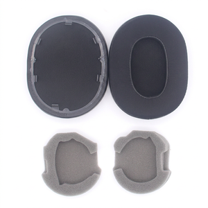 สำหรับโซนี่ WH-1000XM4 แผ่นรองหูฟังแบบเปลี่ยนได้ แผ่นรองหูฟังแบบเจลเย็นสบาย ผ้าเมมโมรี่โฟม ป้องกันเสียงรบกวน ระบายอากาศได้ดี - Product Image 3