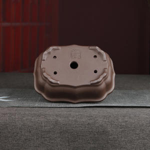 ZSS15 Zhang Zhicheng <span class=keywords><strong>Pot</strong></span> de fleur en céramique émaillée <span class=keywords><strong>Pot</strong></span> de bonsaï en argile violette vintage grand diamètre pour boutique de plantes vertes charnues - Product Image 4