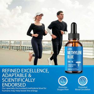 Besica Private Label Methylen Blue 99.99% Methylen Blue Liquid Drops Methylen Blue Suplemento para hombres y mujeres - Product Image 1