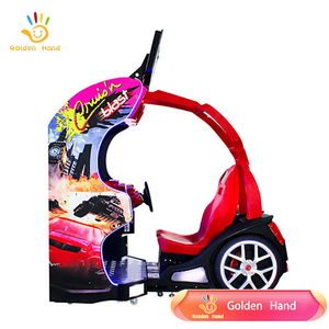 Đồng tiền hoạt động tốc độ xe đua <span class=keywords><strong>Arcade</strong></span> trò chơi video Máy kinh nghiệm thú vị lái xe trò chơi xe hơi với 42 inch màn hình - Product Image 6
